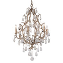 Stria Gold Leaf Amadeus Chandelier 28" by Corbett Lighting