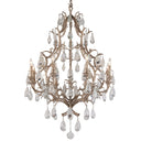 Stria Gold Leaf Amadeus Chandelier 28" by Corbett Lighting, view 2