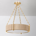 Gold Leaf Quebec Chandelier 22" by Hudson Valley, view 2