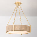 Gold Leaf Quebec Chandelier 22" by Hudson Valley, view 3