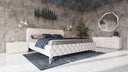 Victoria - Modern White Crocodile Dresser