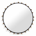 Raven Metal Frame Mirror - Black