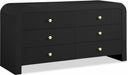 Artisto Ash Veneer Dresser - Black