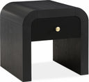 Artisto Ash Veneer End / Side Table - Black