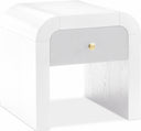 Artisto Ash Veneer End / Side Table - White