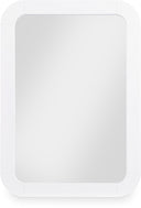 Artisto Ash Veneer Framed Mirror - White