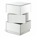 Haven Mirrored End / Side Table - Mirrored