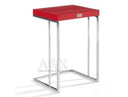 Amelia - Modern Red Crocodile Lacquer End Table Set