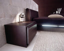 SMA Matrix Contemporary Tobacco Nightstand