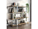 Brewer - Modern Walnut & Black Bookshelf