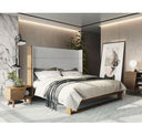 Heloise - Contemporary Walnut & Stainless Steel Dresser
