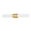 Aged Brass Carlin Wall Sconce 4.5" by Hudson Valley