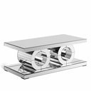 Jocelyn Mirrored Coffee Table - Mirrored