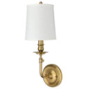 Aged Brass Logan Wall Sconce 6.25" by Hudson Valley