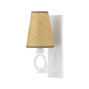 White Plaster Pendelton Wall Sconce 6" by Hudson Valley
