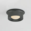 Distressed Bronze Noxon Flush Mount 13.75" by Hudson Valley, view 2