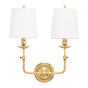 Aged Brass Logan Wall Sconce 16" by Hudson Valley