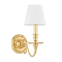 Aged Brass Charleston Wall Sconce 5.5" by Hudson Valley
