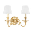 Aged Brass Charleston Wall Sconce 16" by Hudson Valley