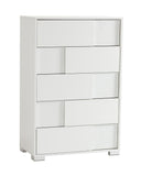 Monza Italian Modern White Chest