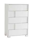 Monza Italian Modern White Chest