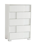 Monza Italian Modern White Chest