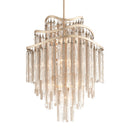 Warm Silver Leaf Chimera Wall Sconce 12.5" by Corbett Lighting, view 2