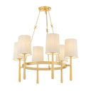 Aged Brass Bridgeton Chandelier 30" by Hudson Valley