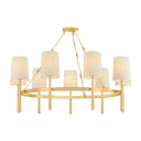 Aged Brass Bridgeton Chandelier 46" by Hudson Valley