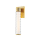 Aged Brass Castor Bath Sconce 4.25" x 13.5" by Hudson Valley