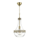 Aged Brass Hagen Pendant 10.5" by Hudson Valley