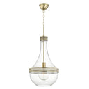 Aged Brass Hagen Pendant 14" by Hudson Valley
