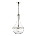 Polished Nickel Hagen Pendant 14" by Hudson Valley