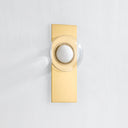 Aged Brass Pound Ridge Wall Sconce 7.5" by Hudson Valley, view 3