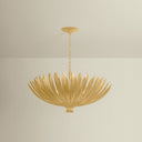 Vintage Gold Leaf Whitfield Chandelier 35.5" by Hudson Valley, view 2