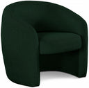 Acadia Boucle Fabric Upholstered Accent Chair - Green