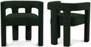 Athena Boucle Fabric Upholstered Accent - Green