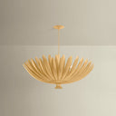 Vintage Gold Leaf Whitfield Chandelier 48" by Hudson Valley, view 2