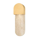 Aged Brass Hobart Wall Sconce 5.25" by Hudson Valley