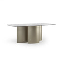 Aphelion Dining Table - 80" Glass by Caracole
