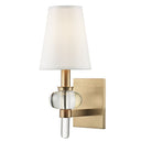 Aged Brass Luna Wall Sconce 5.5" by Hudson Valley