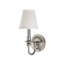 Satin Nickel Beekman Wall Sconce 5" by Hudson Valley