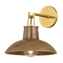 Ceramic Umber Crackle Pottersville Wall Sconce 10.5" by Hudson Valley