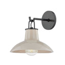 Ceramic Ivory Crackle Pottersville Wall Sconce 10.5" by Hudson Valley