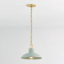 Ceramic Moss Crackle Pottersville Pendant 12.5" by Hudson Valley, view 4