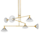 Aged Brass Mendon Chandelier 58" by Hudson Valley