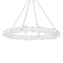 Polished Nickel Lindley Chandelier 38" by Hudson Valley