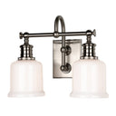 Satin Nickel Keswick Bath And Vanity 13.5" by Hudson Valley