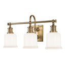 Aged Brass Keswick Bath And Vanity 21" by Hudson Valley