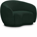 Hyde Boucle Fabric Upholstered Chair - Green